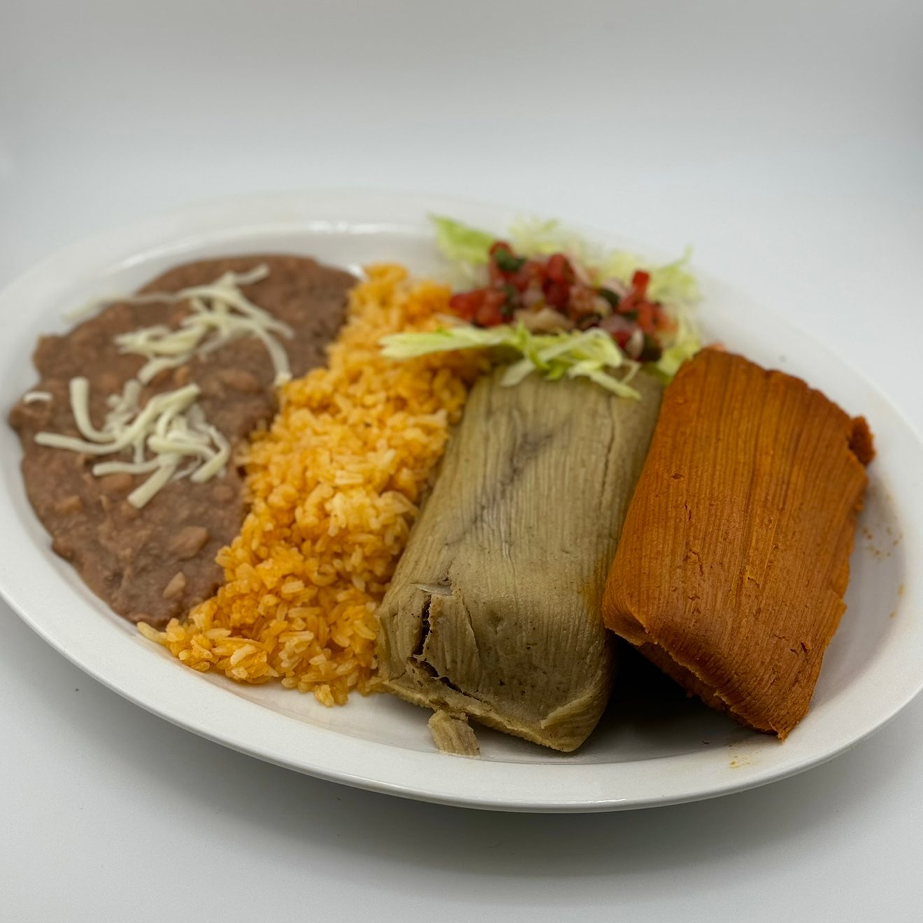 2 Tamales Plate.