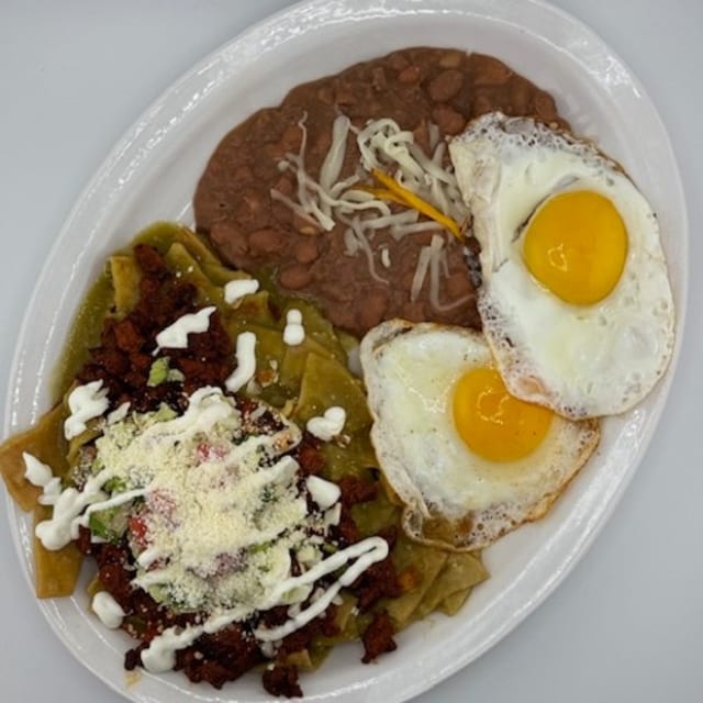 Chilaquiles Plate.