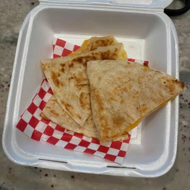 Cheese Quesadilla.
