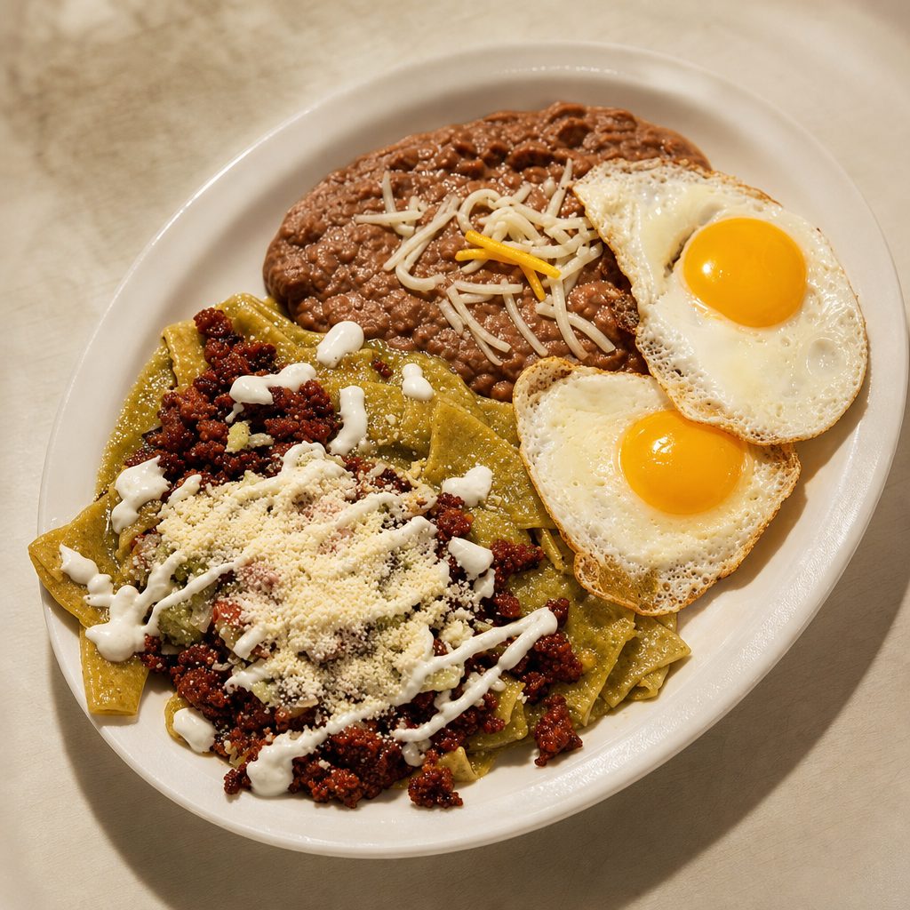 Chilaquiles Plate.